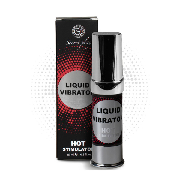 Liquide vibrant effet chauffant arôme fraise à la crème unisexe 15ml 
